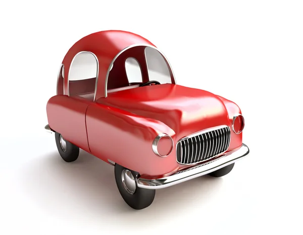Червоний мультиплікаційний автомобіля Ліцензійні Стокові Фото