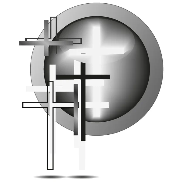 Vektorkreuz für Ihr Design — Stockvektor