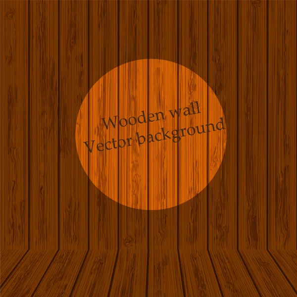 Drewniane ściany dla swojego projektu. Ilustracja wektorowa — Wektor stockowy