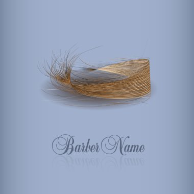 Hair for your design. vector illustration clipart