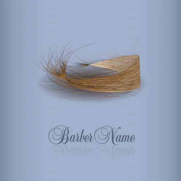 Haare für Ihr Design. Vektorillustration — Stockvektor