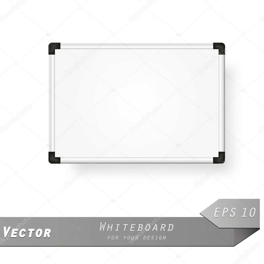 Vector whiteboard for your design