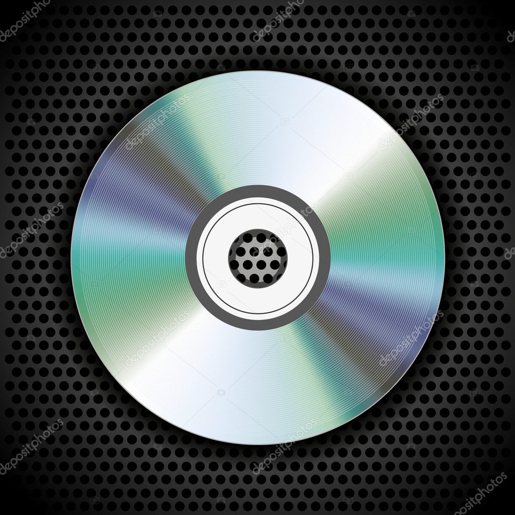 Vector CD on metal plate for your design