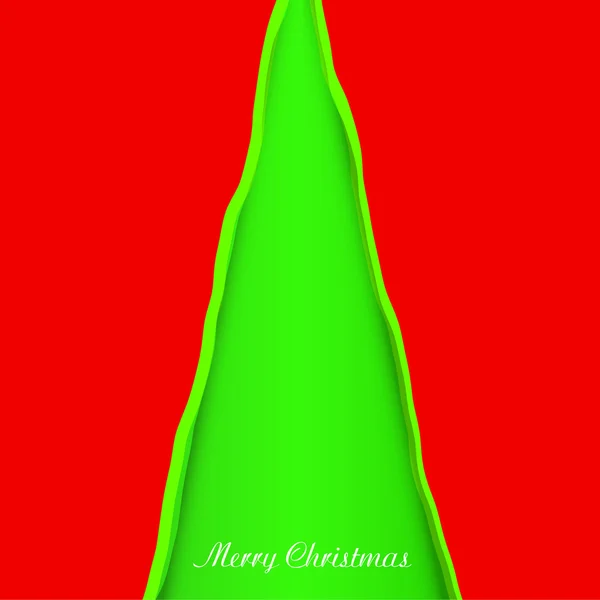 Kreativita vánoční strom. vektorové ilustrace — Stockový vektor