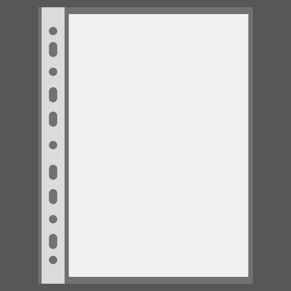 Fichier vectoriel et feuille vierge avec place pour votre texte — Image vectorielle