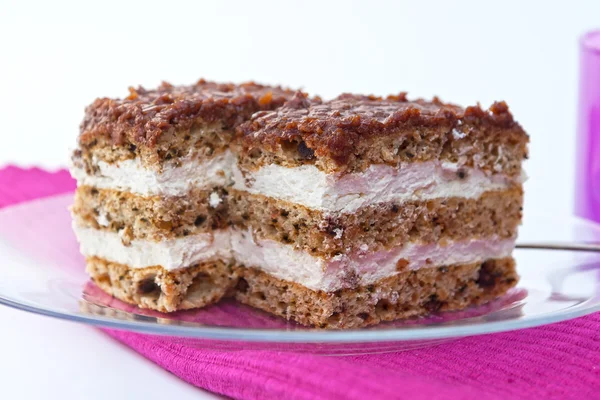 stock image Hazelnut cake