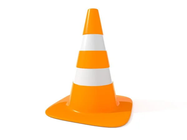 Cone de tráfego — Fotografia de Stock