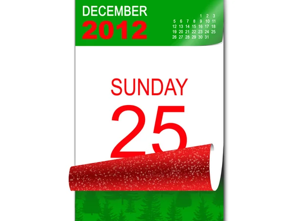 Karácsonyi naptár — Stock Fotó