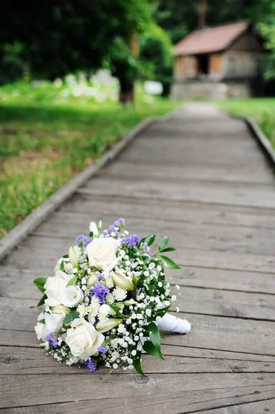 Güzel düğün çiçekleri buketi — Stok fotoğraf