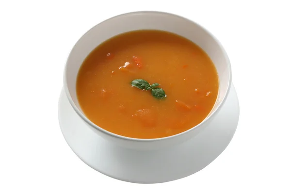 Sopa de verduras en un tazón —  Fotos de Stock