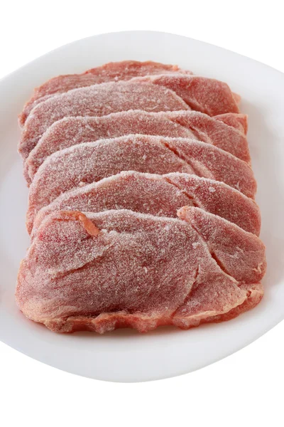 Premium Photo  Set of various frozen meat. frozen pork, beef, chicken.  frozen food.