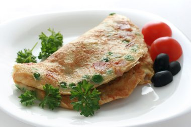 sebzeli omlet