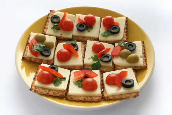 Canape au fromage — Photo