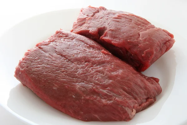 Carne su un piatto — Foto Stock