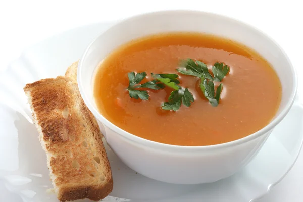 Kürbissuppe — Stockfoto