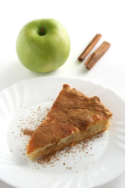 Apple pie with apple — Stock Photo, Image