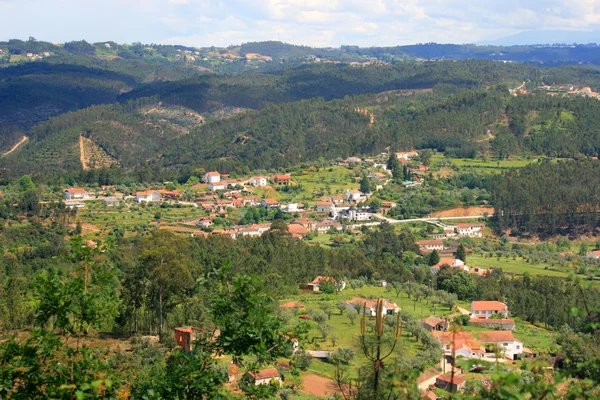 stock image View on village in Portugal