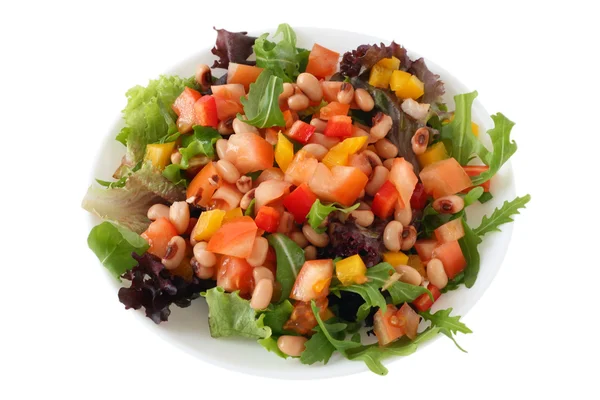 Salada com feijão — Fotografia de Stock