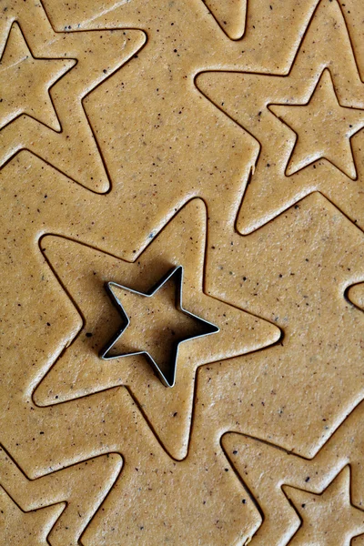 Baking christmas cookies — Φωτογραφία Αρχείου