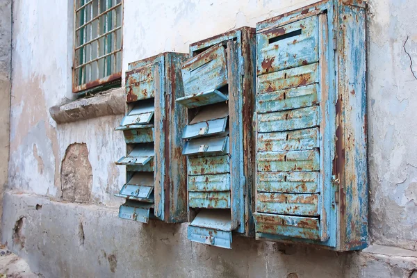 Viejos buzones oxidados — Foto de Stock