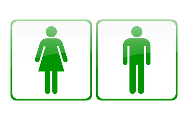 男性和女性的标志 — 图库照片