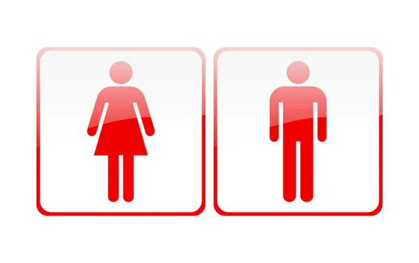 Mannelijke en vrouwelijke teken — Stockfoto