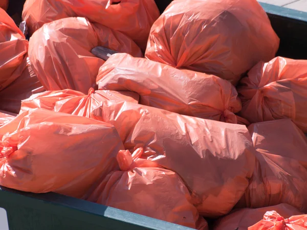 stock image Garbage bags