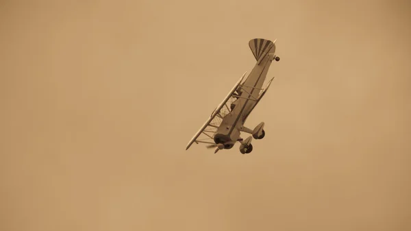 双翼飞机 — 图库照片