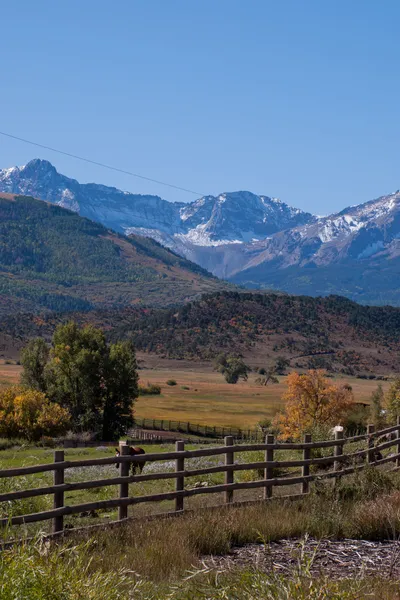 Осень на ранчо — стоковое фото