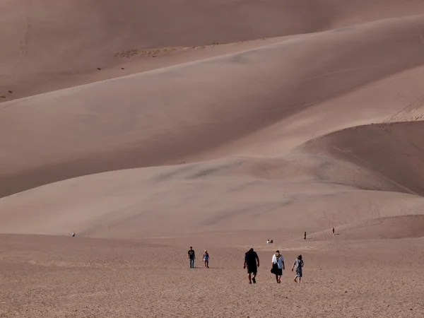 Grandes dunas de areia — Fotografia de Stock