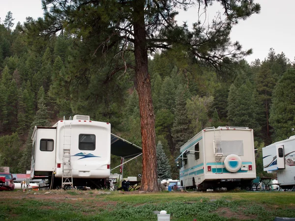 Camping RV — Fotografia de Stock
