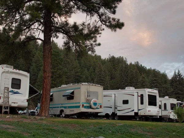 Camping RV — Fotografia de Stock