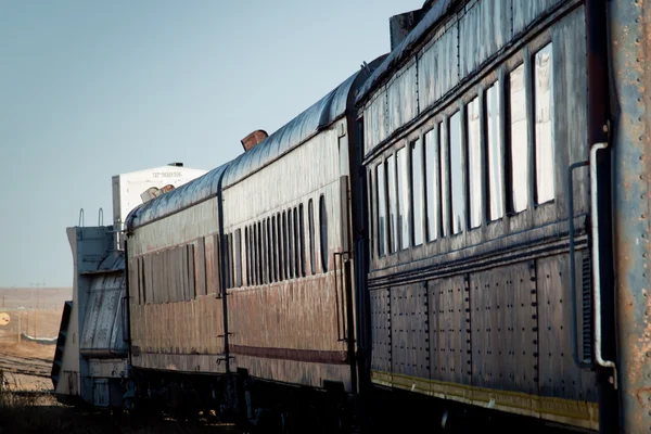旧火车 — 图库照片