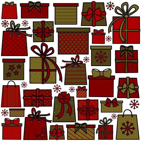 Natal apresenta coleção —  Vetores de Stock