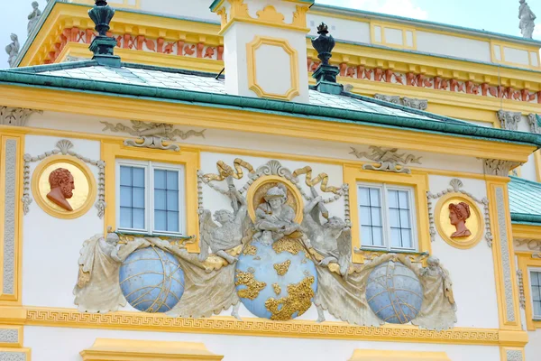 Královský palác Wilanow ve Varšavě — Stock fotografie