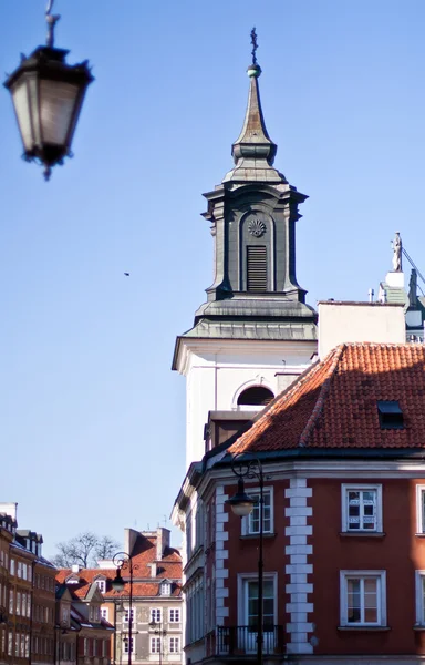 Varšava, staré město. světového dědictví UNESCO. Polsko — Stock fotografie