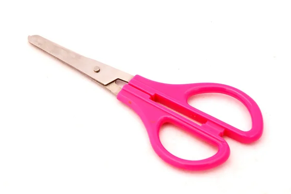 Розовые ножницы — стоковое фото