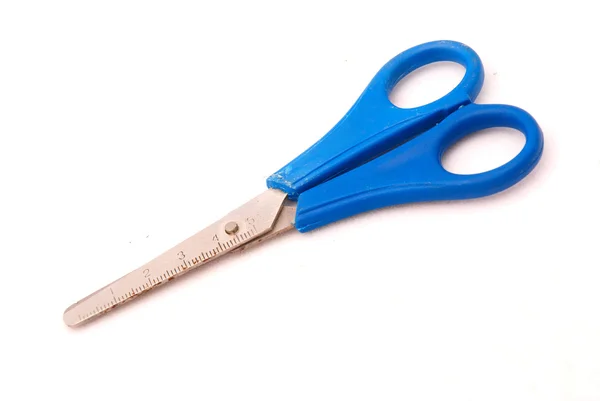 Blue scissors — Stock Photo, Image