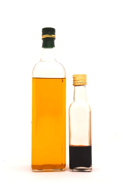 Olijfolie en balsamico azijn — Stockfoto