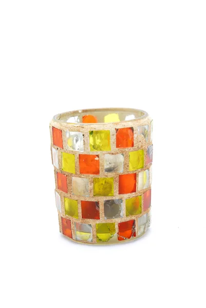Glass candle stand — Stock Photo, Image