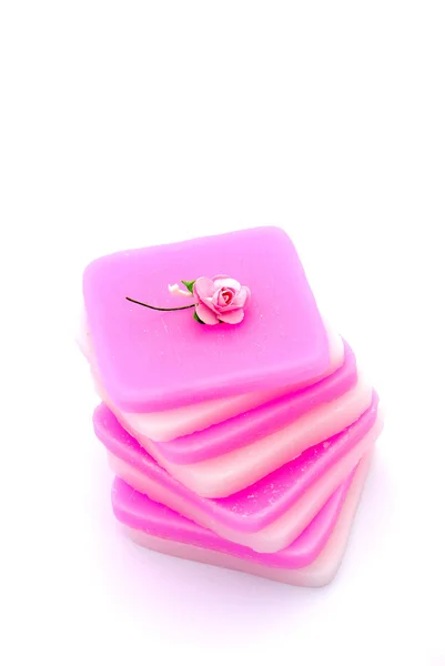 Pink candle — Stock Photo, Image