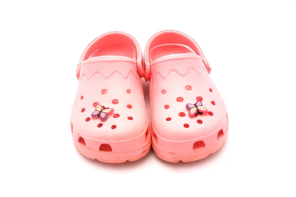 Roze sandalen — Stockfoto