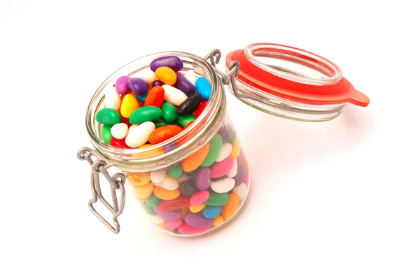 Vidrio de caramelo colorido — Foto de Stock