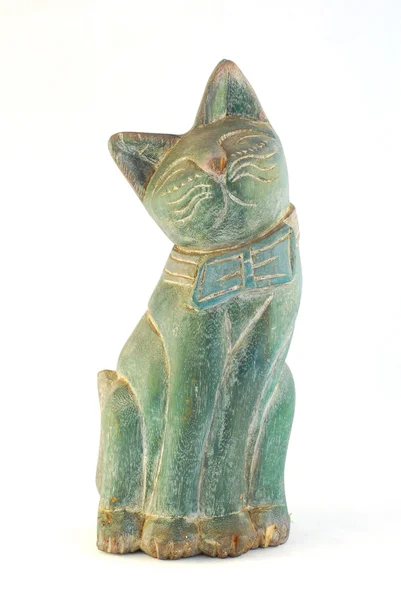 Кішка статуя — стокове фото