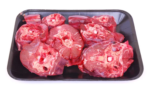 Mięso strusia szyi surowy — Zdjęcie stockowe