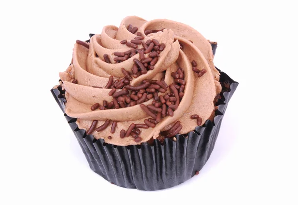 Schokoladenmousse-Cupcake — Stockfoto