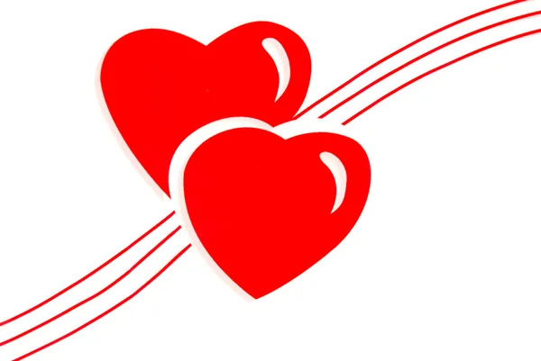 Love hearts illustration — Stock Photo, Image