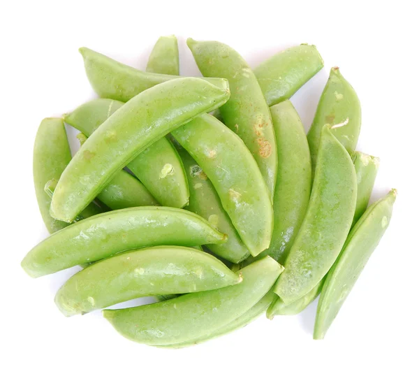 Organic sugar snap peas — Stock Photo, Image