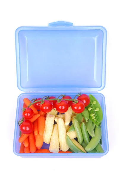 健康素食饭盒 — 图库照片