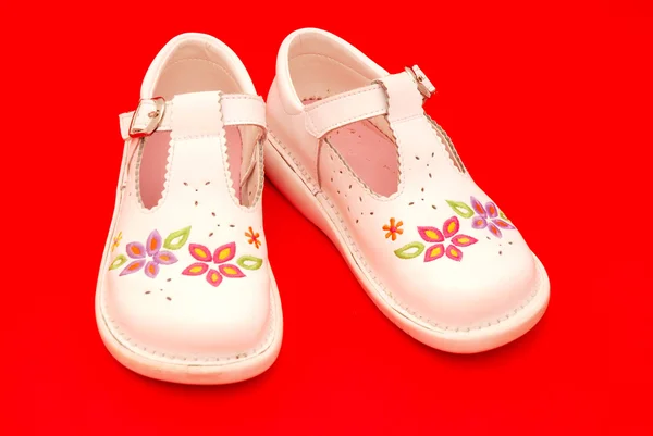 Dětská vycházková obuv — Stock fotografie